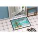 The Holiday Aisle® Spanish Water Dog Non-Slip Indoor Door Mat Synthetics | Rectangle 1'6" x 2'3" | Wayfair THDA6516 43219848