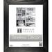 Timeless Frames Lager Picture Frame Wood in Black/Brown | 13.13 H x 11.13 W x 0.75 D in | Wayfair 45308