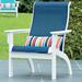 Telescope Casual Sling Adirondack Chair Plastic/Resin in White | 38.5 H x 30.75 W x 29.5 D in | Wayfair 9A7625901