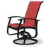 Red Barrel Studio® Hinch Swivel Patio Dining Chair Sling in Black | 39 H x 27.5 W x 28.5 D in | Wayfair 0464299300D544749934399E1419439B
