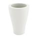 Vondom Curvada Resin Pot Planter Resin/Plastic | 26.75 H x 17.75 W x 17.75 D in | Wayfair 42145W-ICE