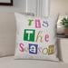 The Holiday Aisle® Tis the Season Throw Pillow Polyester/Polyfill blend | 16 H x 16 W in | Wayfair THDA8078 43607919