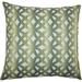 The Pillow Collection Heulwen Geometric Bedding Sham Cotton Blend in Green | 26 H x 20 W x 5 D in | Wayfair STD-BAR-MER-M9836-JADE-P53R31C16