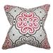 The Pillow Collection Nascha Geometric Bedding Sham Cotton Blend in Gray | 26 H x 20 W x 5 D in | Wayfair STD-pp-nyle-timberwolf-c100