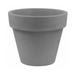 Vondom Maceta Resin Pot Planter Resin/Plastic in Gray | 17 H x 19.75 W x 19.75 D in | Wayfair 40150RF-STEEL