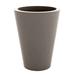 Vondom Cono - Resin High Cone Pot Planter - Lacquered - Self-Watering Resin/Plastic in Brown | 25.5 H x 19.75 W x 19.75 D in | Wayfair 40550F-TAUPE