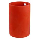 Vondom Cilindro Resin Pot Planter Resin/Plastic in Red | 39.25 H x 19.75 W x 19.75 D in | Wayfair 40451R-RED