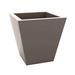 Vondom Cono Self Watering Lacquered Polyethylene Pot Planter Resin/Plastic in Brown | 19.75 H x 19.75 W x 19.75 D in | Wayfair 41150F-TAUPE