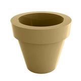 Vondom Maceta - Resin Pot Planter - Lacquered - Self- Watering Plastic in Brown | 17 H x 19.75 W x 19.75 D in | Wayfair 40150F-BEIGE