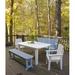 Uwharrie Outdoor Chair Carolina Preserves Garden Bench Wood/Natural Hardwoods in Red | 35.5 H x 66.5 W x 20 D in | Wayfair C073-P42