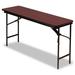 Iceberg Enterprises Rectangular Folding Table Plastic/Resin | 29 H x 60 W in | Wayfair 55274