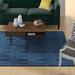 Blue 93 x 0.4 in Area Rug - Wrought Studio™ Brack Geometric Handmade Wool Area Rug Wool | 93 W x 0.4 D in | Wayfair