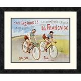 Global Gallery 'Cycles Diamant, 1906' Framed Vintage Advertisement Paper in Red/Yellow | 18 H x 22 W x 1.5 D in | Wayfair DPF-456227-1216-119