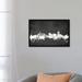 East Urban Home Blackboard Skyline Series: Cincinnati, Ohio, USA Graphic Art on Wrapped Canvas Canvas, in Black/Gray/White | Wayfair