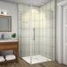 Aston Avalux GS 33" x 72" Rectangle Hinged Shower Enclosure in Gray | 72 H x 33 W x 34 D in | Wayfair SEN992-CH-3334-10