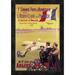 Global Gallery 'Grand Prix d'Aviation de L'Aero-Club de France' Framed Vintage Advertisement Canvas in Brown/Yellow | 20 H x 14 W x 1.5 D in | Wayfair