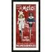 Global Gallery 'Mele & Ci/Abiti per Bambini' by Aleardo Villa Framed Vintage Advertisement Paper in White | 36 H x 19.71 W x 1.5 D in | Wayfair