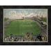 Global Gallery 'New York Polo Grounds' Framed Vintage Advertisement Canvas in Gray/Green | 14 H x 18 W x 1.5 D in | Wayfair GCF-376499-1216-299