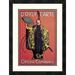 Global Gallery 'D'Oyly Carte Opera Company (Asian Costume)' Framed Vintage Advertisement Paper in Red/Yellow | 24 H x 18 W x 1.5 D in | Wayfair