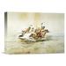 Global Gallery 'Indian Horse Race No.4' by Charles M. Russell Painting Print on Wrapped Canvas in Brown/Red/White | Wayfair GCS-268499-16-142