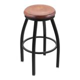 Holland Bar Stool 802 Misha Swivel Bar Stool Wood/Metal in Blue/Black | 19 W x 19 D in | Wayfair 80236BWMedMpl