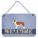 Ebern Designs Labrador Retriever Welcome Wall Décor Metal in Pink | 8 H x 12 W x 0.03 D in | Wayfair 913C336E2E68421AAB3BC3D008D6ECD1