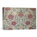 Global Gallery 'The Rose Pattern' by William Morris Painting Print on Wrapped Canvas in Green/Pink | 11.02 H x 16 W x 1.5 D in | Wayfair
