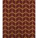 99 x 1 in Rug - Isabelline Senac Trellis Oriental Hand-Knotted Wool Gold/Burgundy Area Rug | 99 W x 1 D in | Wayfair