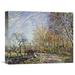 Global Gallery 'Outskirts of the Fontainbleau Forest' by Alfred Sisley Painting Print on Wrapped Canvas in Brown/Green | Wayfair GCS-280071-16-142