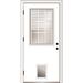 Verona Home Design Half Lite Primed Steel Prehung Front Entry Doors Metal | 80 H x 30 W x 1.75 D in | Wayfair ZZ364826R