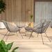 Mercury Row® Shepparton 5 Piece Seating Group Metal in Black | Outdoor Furniture | Wayfair 0FD447CE7A124368B11B09B9E571CE11