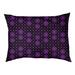 Tucker Murphy Pet™ Byrge Lattice Outdoor Dog Pillow Polyester/Fleece in Black/Indigo | 42 H x 52 W x 47.25 D in | Wayfair