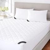 White Noise Extra-Long Twin Down Alternative Mattress Pad Down Alternative, Cotton | 78 H x 39 W x 0.25 D in | Wayfair