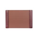 Ebern Designs Bramfield Side-Rail Desk Pad Leather in Brown | 0.5 H x 25.5 W x 17.25 D in | Wayfair E3AC9DCFEA6F4B2EA9DA2C7CA77FF774