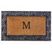 Winston Porter Conteh Prestige Monogram 30 in. x 18 in. Non-Slip Outdoor Door Mat Rubber | Wayfair 8463AEDE90A6481EB1E8F0D72E51BA30