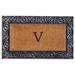 Winston Porter Conteh Prestige Monogram 30 in. x 18 in. Non-Slip Outdoor Door Mat Rubber | Wayfair 722FE9A637C9445CB9F35B08E8A582AE