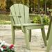 Latitude Run® Boganville Patio Dining Chair Wood in Gray | 36.75 H x 28.5 W x 23 D in | Wayfair C8510B3374A0483FA8A9226E68CFB344