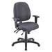 Symple Stuff Anglo Ergonomic Task Chair Upholstered in Gray | 37 H x 30 W x 26 D in | Wayfair 6EDCFA536E584BC186E537BBDED15AB1