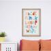 Viv + Rae™ Kuebler Alphabet Framed Art Paper, Solid Wood in Blue/Green/Orange | 18 H x 12 W x 1.5 D in | Wayfair 0148CC4581354C45A4A7D1D677F30212