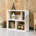 Ebern Designs Skye Standard Bookcase in White | 24.8 H x 26.4 W x 12 D in | Wayfair 8863A5B7F8214BDC9C03C853BA3EFC97