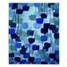 East Urban Home Flower Brush Blue Soft Sherpa Blanket Microfiber/Fleece/Microfiber/Fleece | 51 W in | Wayfair DF5F1B6C9CCC438E905EAC898C37CFC1