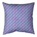 Latitude Run® Avicia Retro Diamonds Square Pillow Cover & Insert Polyester in Blue/Indigo | 16 H x 1 D in | Wayfair