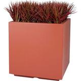 Latitude Run® Junita Planter Box Composite in Red | 27" H x 30" W x 30" D | Wayfair E58E2A6AC22B41B481E05A4F357F7EE0