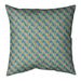 Latitude Run® Avicia Retro Diamonds Square Pillow Cover & Insert Polyester/Polyfill in Orange/Green/Blue | 26 H x 9.5 D in | Wayfair