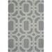 White 36 x 0.25 in Area Rug - Ebern Designs Rodgers Geometric Handmade Tufted Shag Wool Gray/Light Blue Area Rug Wool | 36 W x 0.25 D in | Wayfair