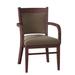 Fairfield Chair Gifford Chiavari Chair Wood/Upholstered in Brown | 33.5 H x 24 W x 21 D in | Wayfair 8746-11_ 9508 17_ Hazelnut