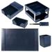 Rebrilliant Kiki 8-Piece Desk Organizer Set Leather in Blue | 7.25 H x 30 W x 18 D in | Wayfair 01BF0AEF25F740CA9439D6DB2B5B0A15