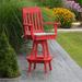 Red Barrel Studio® Nettie 29" Swivel Patio Bar Stool redPlastic | 49 H x 29 W x 21 D in | Wayfair 9BE08DD1C203486193EA6AD4261C05D5