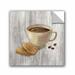 Winston Porter Coffee Time II on Wood Removable Wall Decal Vinyl in Brown/Gray | 10 H x 10 W in | Wayfair 3F2580505FCD4FB49B646789983C5936