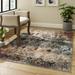 White 47 x 0.5 in Area Rug - Porch & Den Ithaca Distressed Floral Trellis Area Rug by Modway kids Polypropylene | 47 W x 0.5 D in | Wayfair